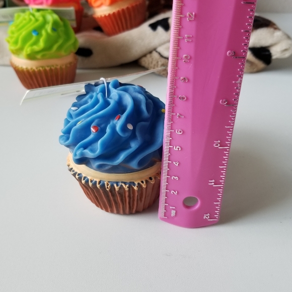 1 left Blue Squeak Cupcake Dog Toy New - Picture 14 of 16